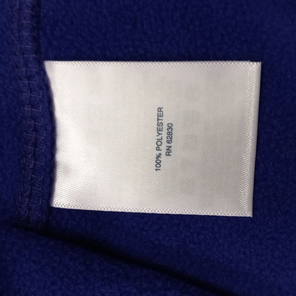 L.L.Bean Vibrant Concord (Purple) Long Sleeve, 1/4 Zip Up, Fleece PullOver - Picture 7 of 11